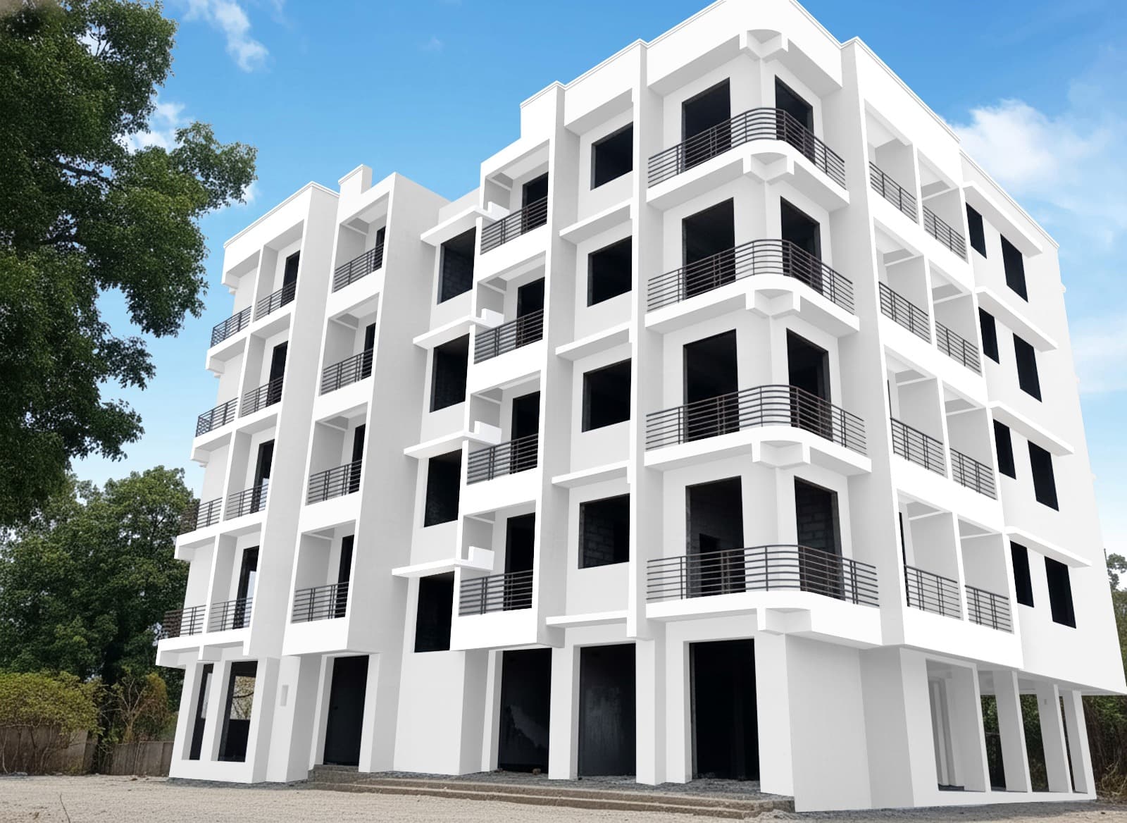 Bright corner apartments